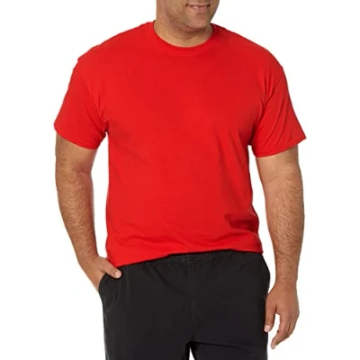 Bild av GILDAN herrskjorta, ogenomskinlig (förpackning med 2), Röd (2 pack), XL