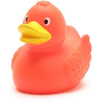 Bild av Gummianka orange Badanka Duckshop L: 7,5 cm