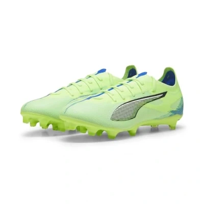 Bild av Puma Ultra 5 Match FG/AG Fotbollsskor fasta dobbar, Storlek: 42, Fizzy apple/white/bluemazing Konstmaterial/textil