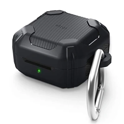 Bild av elago Armor fodral kompatibelt med Samsung Galaxy Buds FE (2023), 2 Pro (2022), (2021), Live Case (2020) (Svart)