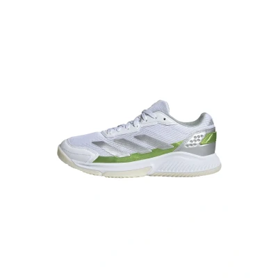 Bild av adidas Kvinnor Courtquick W Padel, Cloud White/Silver Metallic/Lucid Lemon, 36 EU