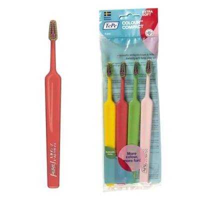 Bild av TePe Colour Compact Extra Soft 4 st