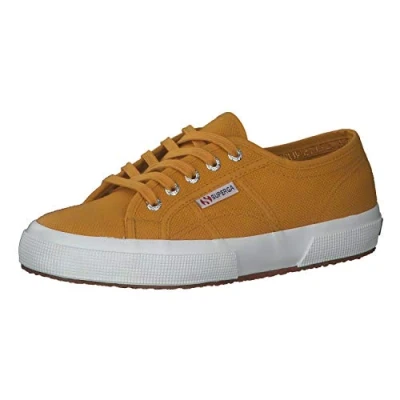 Bild av Superga 2750 Cotu Classic unisex vuxen Sneaker ,Gul gul guld ,36 EU