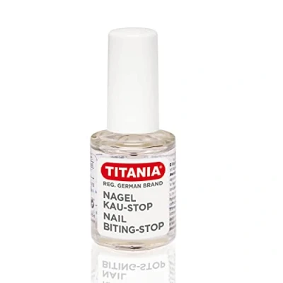 Bild av TITANIA nageltugg stop (10 ml) Nagellack mot tuggning på naglarna Anti Skydd fingernaglartuggning fingernageltuggning