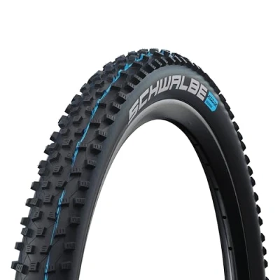 Bild av Schwalbe Rocket Ron, 29, MTB, Slanglöst däck, Folding bead, Off road, Svart, Blå