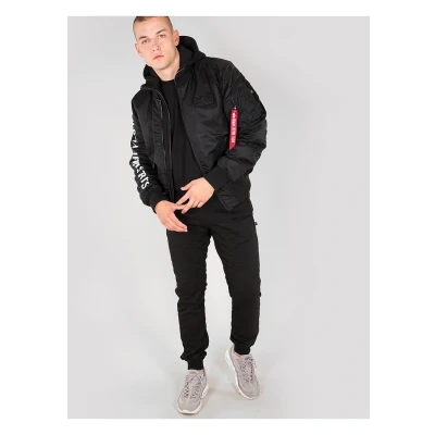Bild av Alpha Industries MA 1 D Tec SE Bomberjacka för män Black/Reflective