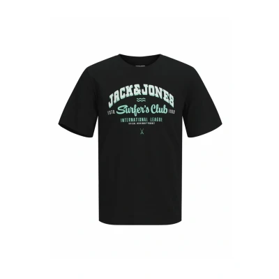 Bild av JJELOGO Tee SS O Neck 2 COL SS25 SN, Svart bläck, XS