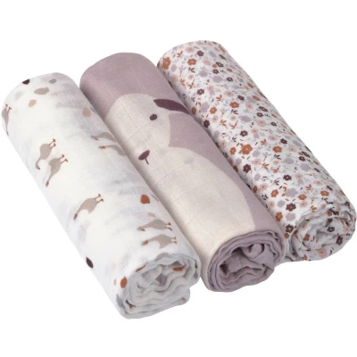 Bild av Lässig Heavenly Swaddle Filtar 80x80, MultiFlowers