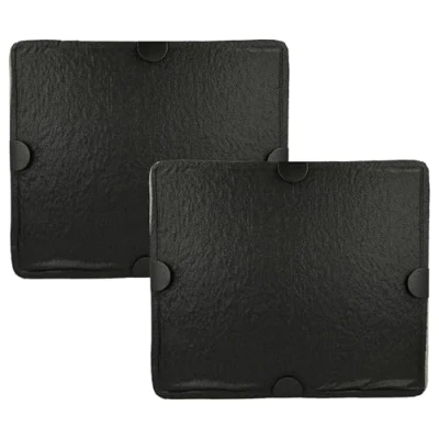 Bild av vhbw 2 x filter aktiverat kolfilter ersättning för Miele 6228731, 00622873100016, DKF 12 1 köksfläkt 29 24,5 cm