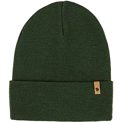 Bild av Fjällräven Grön Cuff Beanie Classic Knit Hat Deep Forest @ Hatstore