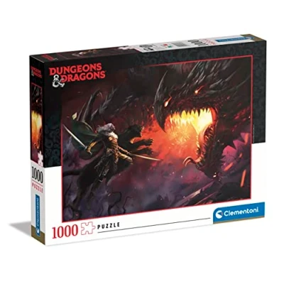 Bild av Clementoni 39735 Pussel Dungeons &amp; Dragons 1000 Bitar, 18 99 år, för vuxna