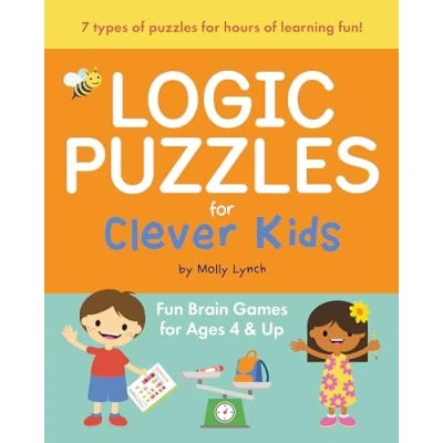 Bild av Logic Puzzles for Clever Kids: Fun brain games ages 4 &amp; up