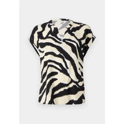 Bild av TOM TAILOR damblus, 38070 abstrakt beige zebra, 36