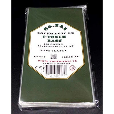 Bild av Docsmagic.de 100 Resealable Bags 86 x 121 mm 1 Touch Toploader Screwdown