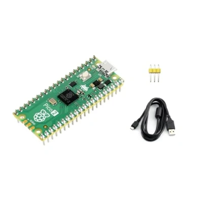 Bild av Waveshare Pre Soldered Raspberry Pi Pico 2 with Header RP2350 Microcontroller Board Mini Kit baserat på Chip, Dual Core &amp; Architecture, Support C/C++/Python