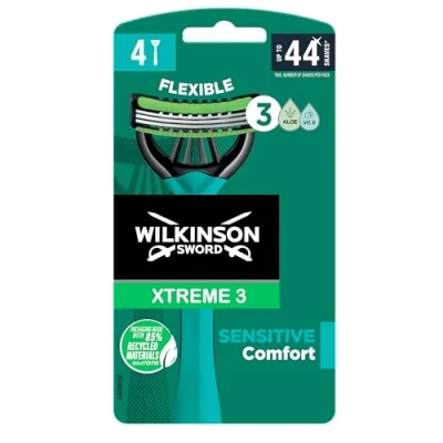 Bild av Rasoirs Jetables Wilkinson Sword Xtreme 3 Sensitive 4 Unités