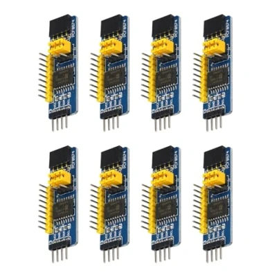 Bild av 8 stycken PCF8574 IO expansionskort I/O Expander I2C buss utvärderingsutvecklingsmodul modul är lämplig för Arduino