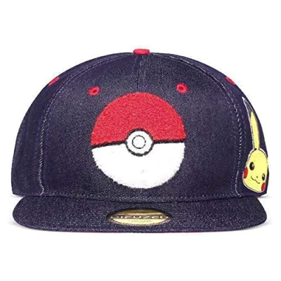 Bild av Difuzed Blå Snapback Keps Pokémon Denim Cap Blue @ Hatstore