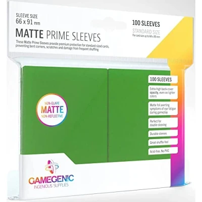 Bild av Gamegenic GGS11031ML Matte Prime Sleeves (100 Pack), Green