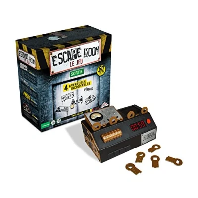 Bild av Escape Room le Jeu 4 Rooms Plus Chrono Decoder de société