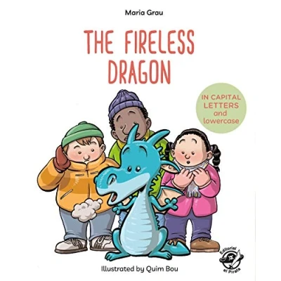 Bild av The Fireless Dragon: English Children’s Books Learn to Read in CAPITAL Letters and Lowercase : Stories for 4 5 year olds