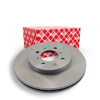 Bild av FEBI BILSTEIN 108500 Disque de frein Essieu avant 262 21 4 100 ventilé l&#039;intérieur revêtu HONDA: CIVIC 7 Hatchback, Jazz 3, 6 Hatchback