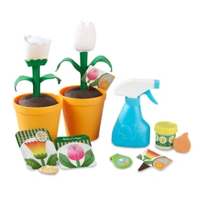 Bild av Melissa &amp; Doug Låt oss utforska lekset med blomsterträdgårdsskötsel låtsaslekleksak ålder 3+ present till pojke eller flicka