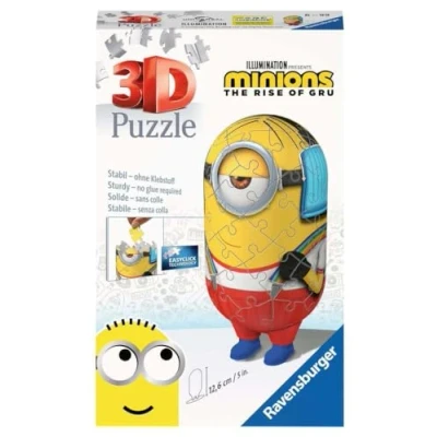 Bild av Ravensburger Minions 2 The Rise of Gru Roller Skater Minion format 3D pussel för barn i åldern 6 år upp 54 delar inget lim krävs