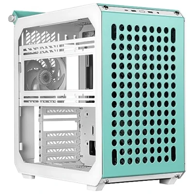 Bild av Cooler Master Qube 500 Flatpack Mid Tower ATX Datorchassi, Fullständigt Modulärt, 1 x 120 mm Förinstallerad SF Fläkt, Vertikal GPU Fäste, Stöder E Moderkort &amp; Dubbla 280 Radiatorer Macaron