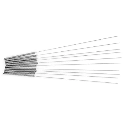 Bild av Vbestlife 10 st 0,4 mm munstycke rengöringsnål, extrudermunstycke borrkit för 3D skrivartillbehör
