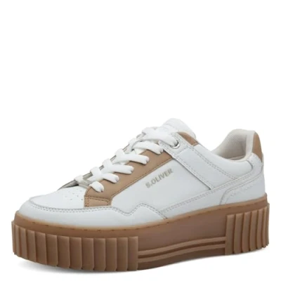 Bild av s.Oliver dam Low 5 23630 44 sneakers, Vit comb, 39 EU, kam, EU