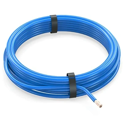 Bild av AUPROTEC Enpolig kabel 2,5 mm² FLRY B Ring elektrisk tråd: 5 m, blå