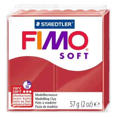 Bild av Modellera Fimo julröd 57g