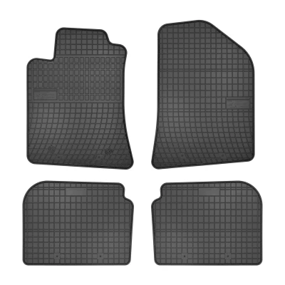 Bild av FROGUM 0800 Ensemble de tapis sol Caoutchouc avant et arrière 4 noir Sur mesure TOYOTA: Avensis II Station Wagon, 5 portes