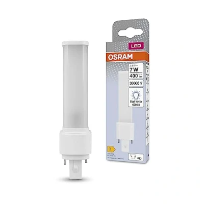 Bild av OSRAM DULUX LED S7 EM, G23, 3,5W, 360lm, 4000K, kallvit ljusfärg, ersättning för konventionella kompaktlysrör med en 2 stifts G23 plug in bas, extremt lång livslängd, ingen uppvärmningstid