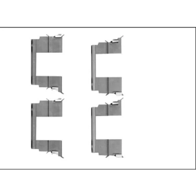Bild av TEXTAR 82540600 Kit d&#039;accessoires, plaquette de frein à disque ISUZU: D Max 1 Pickup