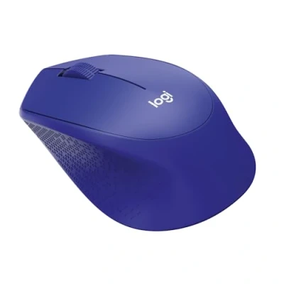 Bild av Logitech M280 trådlös mus, 2,4 GHz med USB Nano mottagare, 1000 DPI optisk spårning, 3 knappar, 18 månaders batteri, PC / Mac bärbar dator Chromebook Blå
