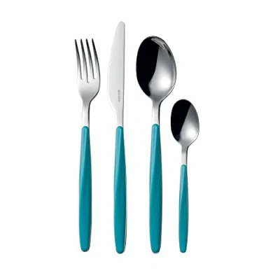 Bild av Guzzini My Fusion, set med 24 bestick blå, 16,8 x 7,5 h25,5 cm 110700138
