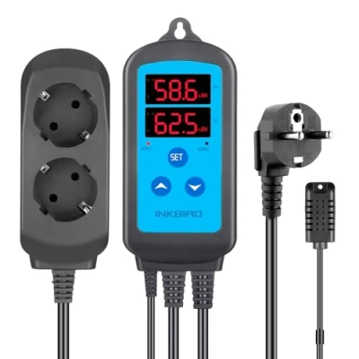 Bild av Inkbird IHC 200 Fuktregulator, Hygrometrar Hygrostat 220 V Play and Plug, för Svamp Växthus Terrarium Reptiler