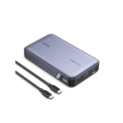 Bild av UGREEN 100W Power Bank 20000mAh externt batteri med 3 portar Kompatibel MacBook Pro/Air, iPhone 15 Pro Max/Pro/15/14 Pro, Galaxy S23 Ultra, Dell