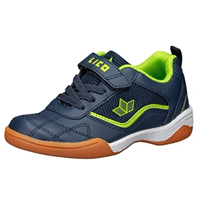 Bild av Lico Sloan VS Pojke Sneakers, Marinblå/citrongul, 41 EU
