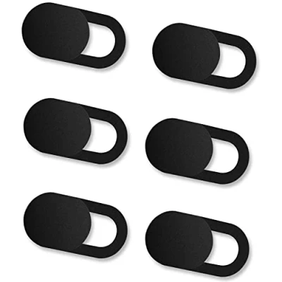 Bild av ivoler [6 pack] Webkameraskydd för integritet, 0.027 inch ultratunn design Webkamera skydd Macbook, iPad, laptop, bärbar dator, skrivbord, PC, surfplatta, smartphone och säkerhet Svart