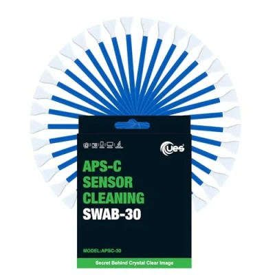 Bild av UES APSC 30 APS C Sensor rengöringspinnar för reflex och spegellös digitalkamera CCD CMOS sensorer (30 st 16 mm torra kompressor)