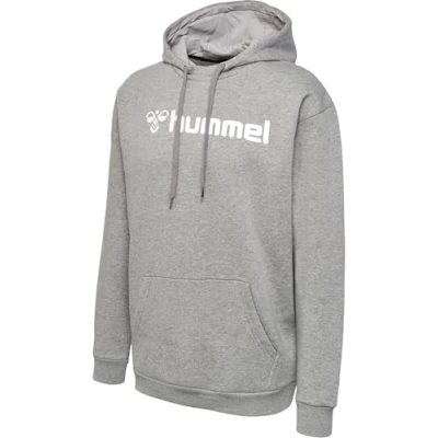 Bild av hummel hmlmover bomull hoodie, grå melange, L
