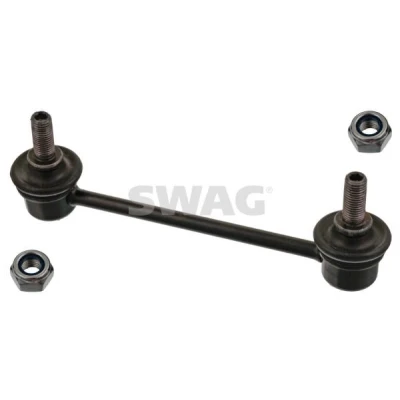 Bild av SWAG 85 94 2087 Biellette de barre stabilisatrice Essieu arrière droit 150 M10 x 1,25 avec écrou autobloquant Acier noir HONDA: HR V I