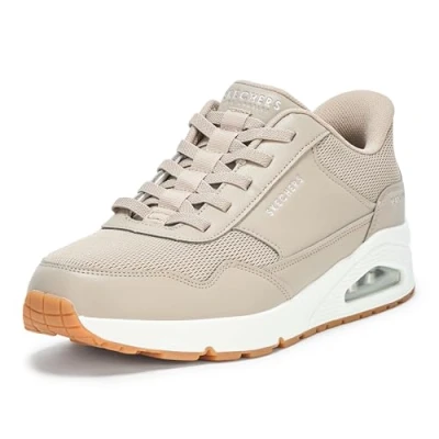 Bild av Skechers herr Uno Banksia handsfree slip on sneaker, Mullvadsbrunt, 43 EU