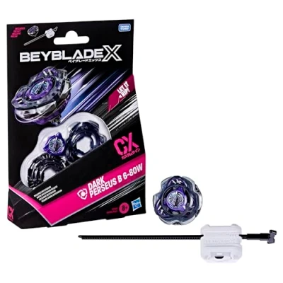 Bild av Beyblade X, Set Starter Pack, Dark Perseus B 6 80W CX, snurrleksak och kastare