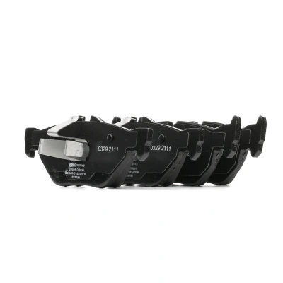 Bild av VALEO 302413 Jeu de plaquettes frein Essieu arrière contact signal d&#039;usure exclu avec tôle anti bruit BMW: 1 5 portes, Cabriolet, 3 portes