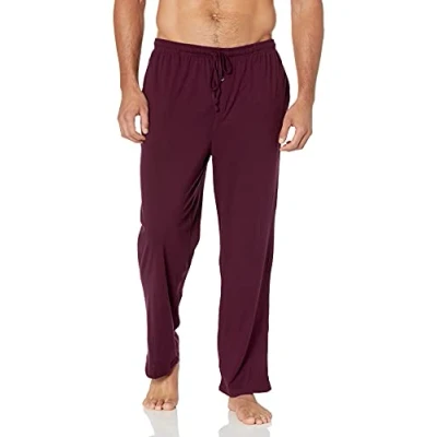 Bild av Amazon Essentials stickad pyjamasbyxa för män, vinröd, XX Large