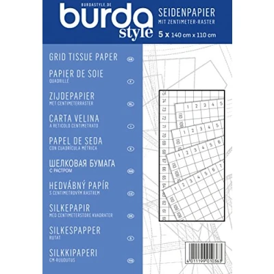 Bild av Burda Sidenpapper vit